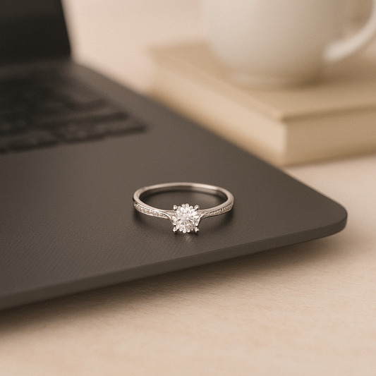 Starfire Solitaire Ring